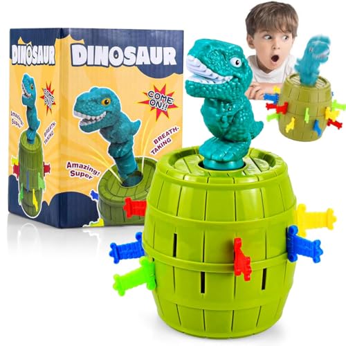 DVSWDMA Pop up Dinosaurier Spielzeug Spiele Klassische Kinder Brettspiel Pop up Classic Kinder Action Spiel Action Spiel für Kinder 4 Jahre Pop up Spiel Kids Party von DVSWDMA