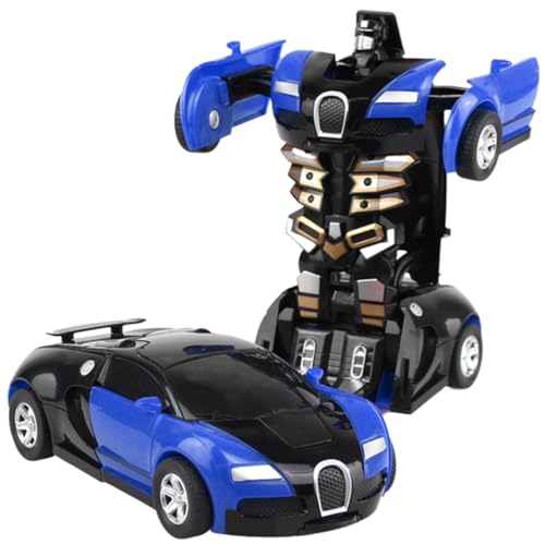 Transformer Auto Spielzeug 2 in 1 Transformer Auto Roboter Spielzeug Kinder Figuren Blau 1 Stück Transformer Auto Spielzeug 2 in 1 Transformer Auto Roboter Spielzeug Kinder Figuren Blau 1 Stück von DVSWDMA