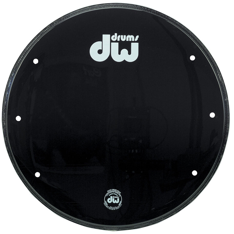 DW Bass Drum Head 20" Black Bass-Drum-Fell von DW