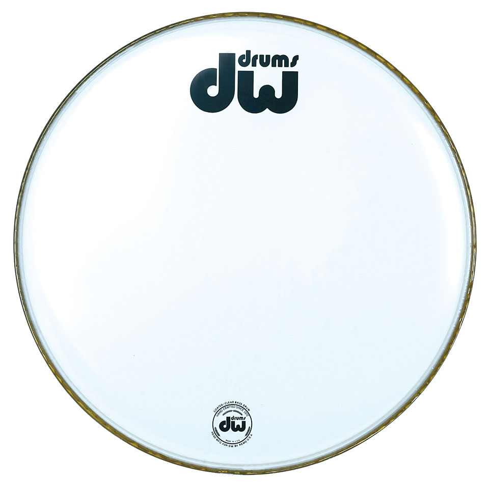 DW Bass Drum Head 22" White Coated Bass-Drum-Fell von DW