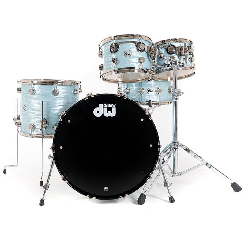 DW Collector&#39;s Finish Ply 22" Pale Blue Oyster Shell Set Schlagzeug von DW