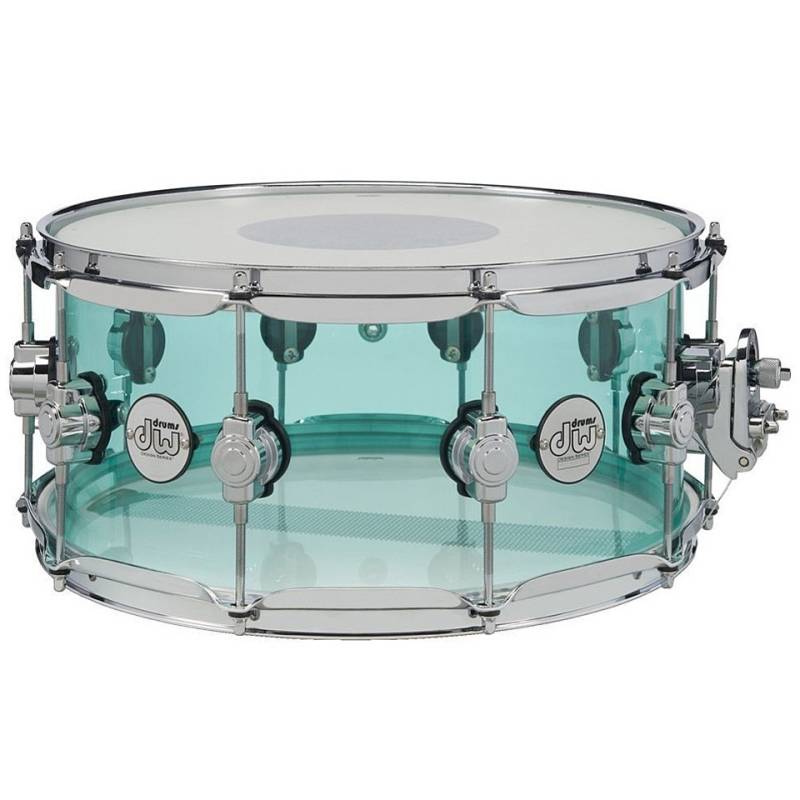 DW Design 14" x 6,5" Acrylic Sea Glass Snare Drum Snare Drum von DW