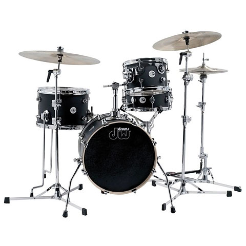 DW Design 16" Black Satin Mini Pro Set Schlagzeug von DW