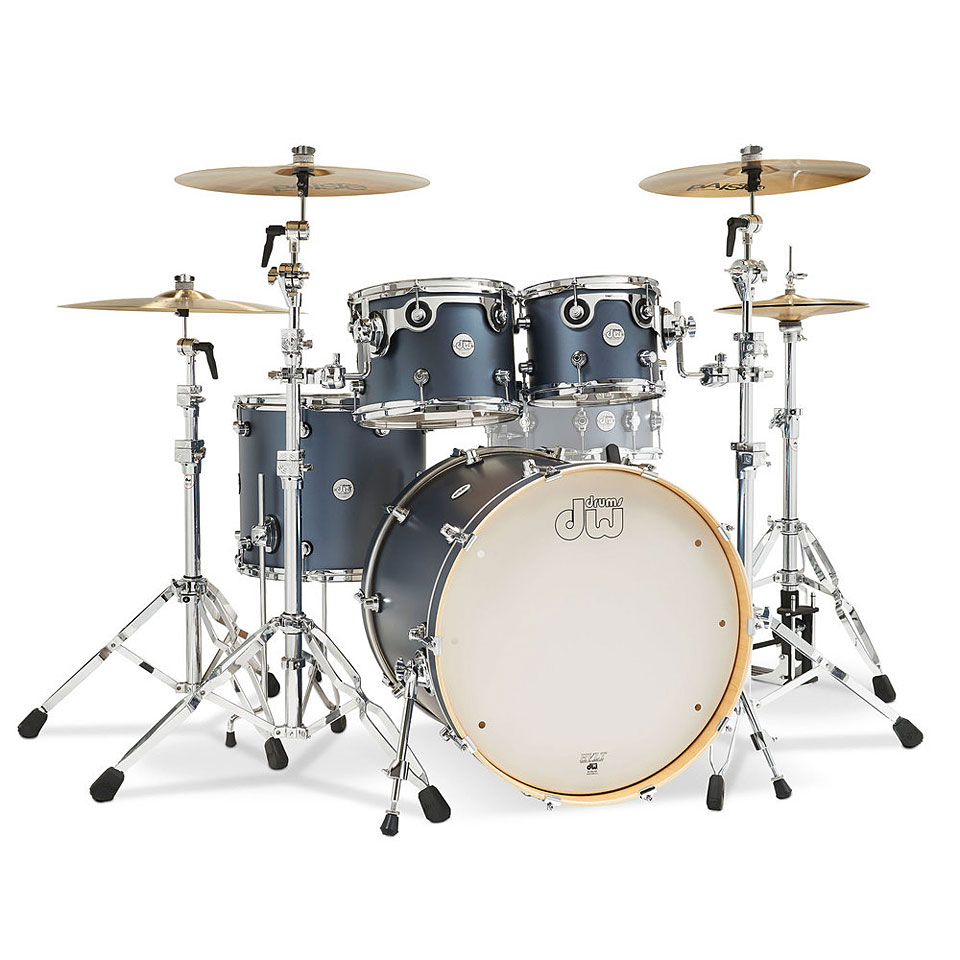 DW Design 22" Blue Slate Shell-Set 4-Pcs. Schlagzeug DW Design 22" Blue Slate Shell-Set 4-Pcs. Schlagzeug von DW