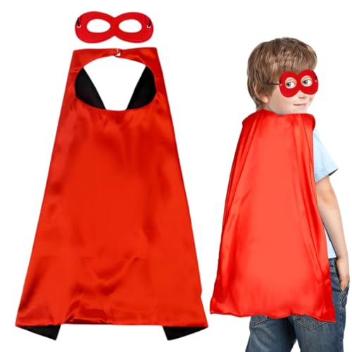 DWFEYOI Superhelden Kinderkostüm Kinder, Umhang und Maske Superhelden Cosplay Kostüme, Masquerade Kostüm für Kinder für Junge, Mädchen, Halloween, Kindergeburtstag Fasching DWFEYOI Superhelden Kinderkostüm Kinder, Umhang und Maske Superhelden Cosplay Kostüme, Masquerade Kostüm für Kinder für Junge, Mädchen, Halloween, Kindergeburtstag Fasching von DWFEYOI