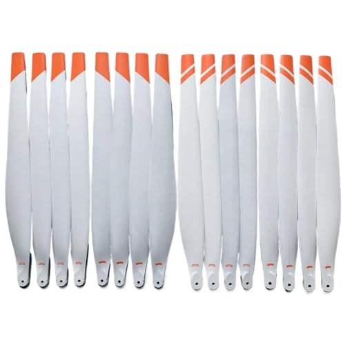 16 Stücke weißer Nylonkohlenstofffaltungs-Propeller 2 Typen kompatibel mit Drohnen CW CCW Rotation Landwirtschaftsbezogene Drohnenzubehör(16pcs Normal) von DWOGCEBX