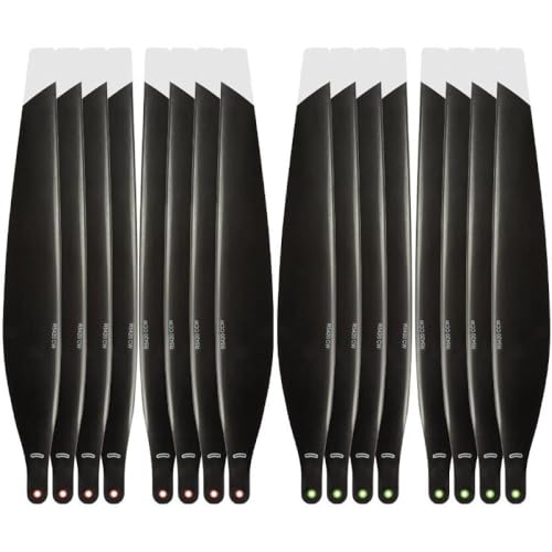 30 Faltkarbonfaser-Propeller glänzender Fliegenwagen kompatibel mit T20P T40 T50 FC30 Drohnen CW CCW-Propeller Kompatibel mit landwirtschaftliche Drohnenzubehör(16pcs Glossy-T40T50) von DWOGCEBX