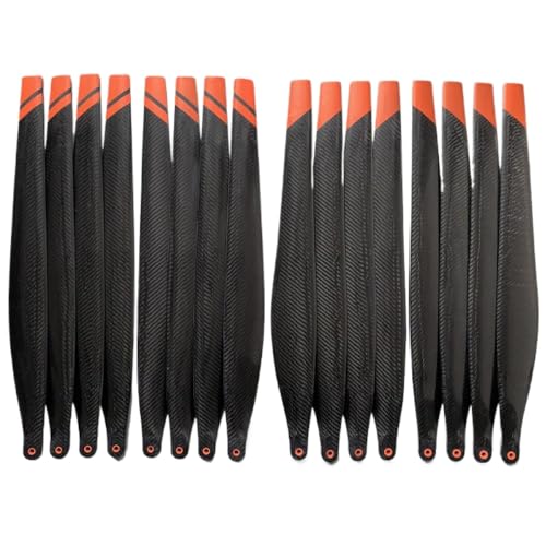DWOGCEBX 16pcs Set Carbonfaserpropeller, kompatibel mit T40 T50-Serie CW CCW Faltdrohne-Zubehör Kompatibel mit landwirtschaftliche Verwendung von DWOGCEBX