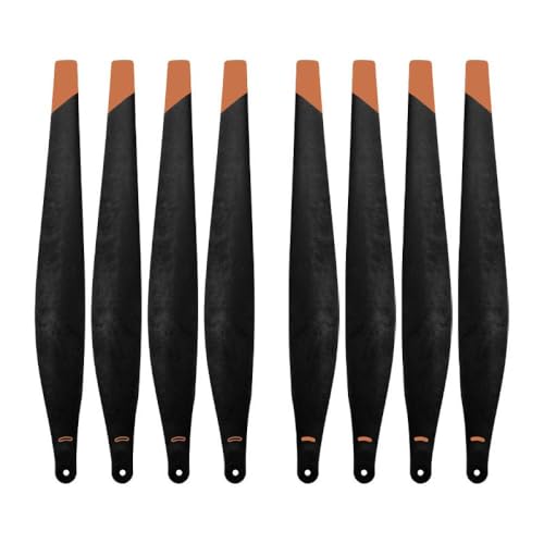 DWOGCEBX 5018 Falten Kohlenstoffpropeller-Drohnen-Teile Set CW CCW Propeller, kompatibel mit T25 T25P Ackerbetriebsbedingter Pflanzdrohnezubehör(4pcs CW and CCW) von DWOGCEBX