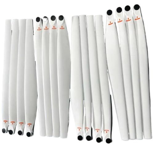 DWOGCEBX Carbon Nylon White Folding Propeller kompatibel mit T50 R5413 R5415 landwirtschaftlicher Drohnenzubehör T40(16 Pcs for T50) von DWOGCEBX