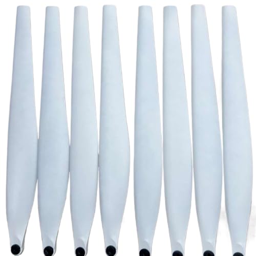 DWOGCEBX Kohlefaser -Kunststoff -Mischung weiße Propeller U5413 L5415 Kompatibel mit T20P T40 T50 -Drohnenmodelle, die mit Landwirtschaftsdrohnen und Agras -Drohnenteilen kompatibel sind(T20P 8PCS) von DWOGCEBX