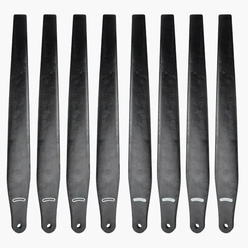 Kohlefaser -Nylon -Mischungspaddelfaltung Propeller R5627 kompatibel mit Landwirtschaftsanlagen Drohnen T60 Modell CW CCW -Rotationsdrohnezubehör(8pcs Black) von DWOGCEBX