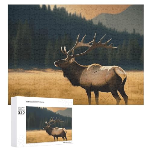 520 Teile Puzzles für Erwachsene Coole Elch auf der Wiese Puzzles Große Puzzles Spiel Dekompression Freizeit Unterhaltung Holzpuzzle Entspannung Sensorisches Spielzeug Raumdekor für Frauen Männer 520 Teile Puzzles für Erwachsene Coole Elch auf der Wiese Puzzles Große Puzzles Spiel Dekompression Freizeit Unterhaltung Holzpuzzle Entspannung Sensorisches Spielzeug Raumdekor für Frauen Männer von DWVTFSM