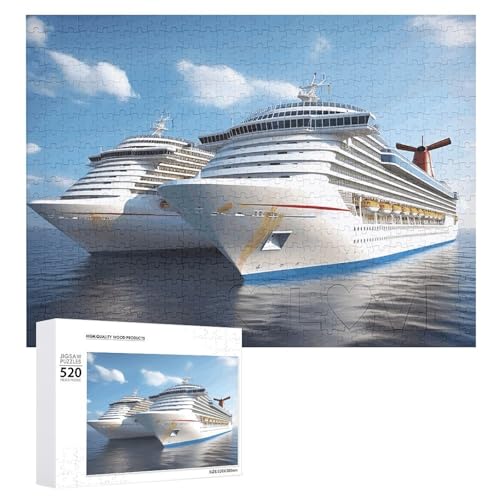 520 Teile Puzzles für Erwachsene Coole Kreuzfahrtschiff-Puzzles Große Puzzles Spiel Dekompression Freizeit Unterhaltung Holzpuzzle Entspannung Sensorisches Spielzeug Raumdekor für Frauen Männer 520 Teile Puzzles für Erwachsene Coole Kreuzfahrtschiff-Puzzles Große Puzzles Spiel Dekompression Freizeit Unterhaltung Holzpuzzle Entspannung Sensorisches Spielzeug Raumdekor für Frauen Männer von DWVTFSM