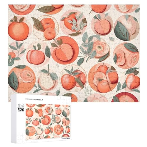 520 Teile Puzzles für Erwachsene Coole Runde Pfirsichpuzzles Große Puzzles Spiel Dekompression Freizeit Unterhaltung Holzpuzzle Entspannung Sensorisches Spielzeug Raumdekor für Frauen Männer 520 Teile Puzzles für Erwachsene Coole Runde Pfirsichpuzzles Große Puzzles Spiel Dekompression Freizeit Unterhaltung Holzpuzzle Entspannung Sensorisches Spielzeug Raumdekor für Frauen Männer von DWVTFSM