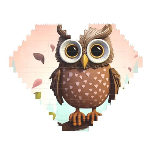 Baustein-Puzzle mit Eulenliebhaber, herzförmig, personalisierbar, Foto-Bausteine, Puzzle, Familien-Andenken, DIY, romantische Heimdekoration, Jahrestag, Geburtstagsgeschenke für sie, ihn, Liebhaber, Baustein-Puzzle mit Eulenliebhaber, herzförmig, personalisierbar, Foto-Bausteine, Puzzle, Familien-Andenken, DIY, romantische Heimdekoration, Jahrestag, Geburtstagsgeschenke für sie, ihn, Liebhaber, von DWVTFSM