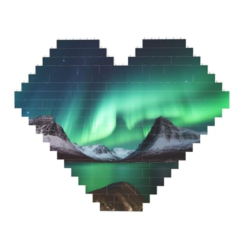 DWVTFSM Aurora Borealis Baustein-Puzzle, herzförmig, personalisierbar, Foto-Bausteine, Puzzle, Familienandenken, DIY, romantische Heimdekoration, Jahrestag, Geburtstagsgeschenke für sie, ihn, DWVTFSM Aurora Borealis Baustein-Puzzle, herzförmig, personalisierbar, Foto-Bausteine, Puzzle, Familienandenken, DIY, romantische Heimdekoration, Jahrestag, Geburtstagsgeschenke für sie, ihn, von DWVTFSM