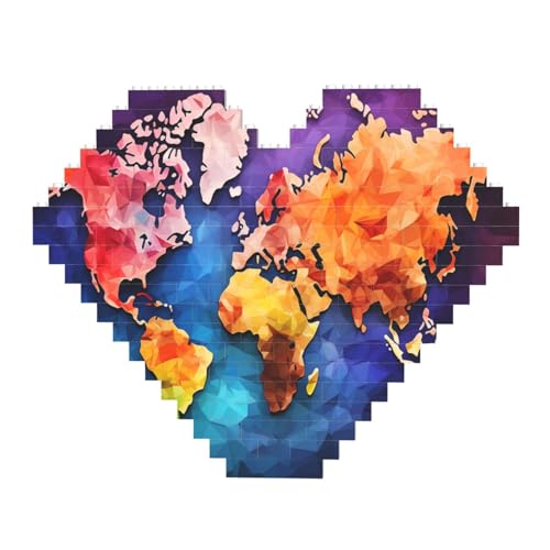 DWVTFSM Farbkarte-Baustein-Puzzle, herzförmig, personalisierbar, Foto-Bausteine, Puzzle, Familien-Andenken, DIY, romantische Heimdekoration, Jahrestag, Geburtstag, Geschenke für sie, ihn, Liebhaber, DWVTFSM Farbkarte-Baustein-Puzzle, herzförmig, personalisierbar, Foto-Bausteine, Puzzle, Familien-Andenken, DIY, romantische Heimdekoration, Jahrestag, Geburtstag, Geschenke für sie, ihn, Liebhaber, von DWVTFSM