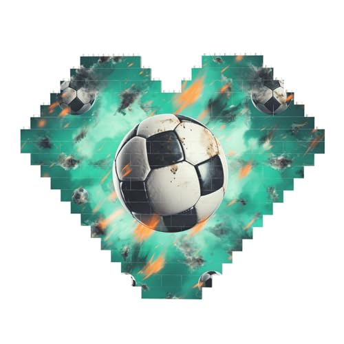 DWVTFSM Fußball-Baustein-Puzzle, herzförmig, personalisierbar, Foto-Bausteine, Puzzle, Familien-Andenken, DIY, romantische Heimdekoration, Jahrestag, Geburtstag, Geschenke für sie, ihn, Liebhaber, DWVTFSM Fußball-Baustein-Puzzle, herzförmig, personalisierbar, Foto-Bausteine, Puzzle, Familien-Andenken, DIY, romantische Heimdekoration, Jahrestag, Geburtstag, Geschenke für sie, ihn, Liebhaber, von DWVTFSM