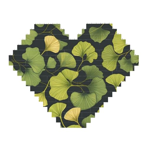 DWVTFSM Ginkgo Biloba Baustein-Puzzle, herzförmig, personalisierbar, Foto-Bausteine, Puzzle, Familien-Andenken, DIY, romantische Heimdekoration, Jahrestag, Geburtstagsgeschenke für sie, ihn, DWVTFSM Ginkgo Biloba Baustein-Puzzle, herzförmig, personalisierbar, Foto-Bausteine, Puzzle, Familien-Andenken, DIY, romantische Heimdekoration, Jahrestag, Geburtstagsgeschenke für sie, ihn, von DWVTFSM