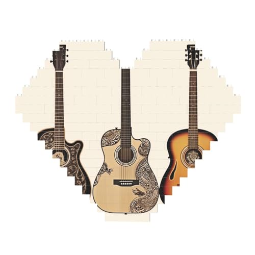 DWVTFSM Gitarren-Baustein-Puzzle in Herzform, personalisierbar, Foto-Bausteine, Puzzle, Familien-Andenken, DIY, romantische Heimdekoration, Jahrestag, Geburtstag, Geschenke für sie, ihn, Liebhaber, DWVTFSM Gitarren-Baustein-Puzzle in Herzform, personalisierbar, Foto-Bausteine, Puzzle, Familien-Andenken, DIY, romantische Heimdekoration, Jahrestag, Geburtstag, Geschenke für sie, ihn, Liebhaber, von DWVTFSM