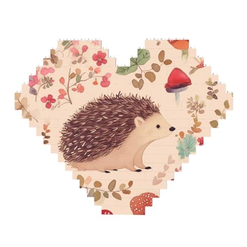 DWVTFSM Hübsches Igel-Baustein-Puzzle in Herzform, personalisierte Foto-Bausteine, Puzzles, Familien-Andenken, DIY, romantische Heimdekoration, Jahrestag, Geburtstag, Geschenke für sie, ihn, DWVTFSM Hübsches Igel-Baustein-Puzzle in Herzform, personalisierte Foto-Bausteine, Puzzles, Familien-Andenken, DIY, romantische Heimdekoration, Jahrestag, Geburtstag, Geschenke für sie, ihn, von DWVTFSM