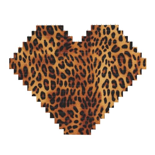 DWVTFSM Leopardenmuster Baustein-Puzzle in Herzform, personalisiertes Foto-Baustein-Puzzle, Familien-Andenken, DIY, romantische Heimdekoration, Jahrestag, Geburtstagsgeschenke für sie, ihn, Liebhaber, DWVTFSM Leopardenmuster Baustein-Puzzle in Herzform, personalisiertes Foto-Baustein-Puzzle, Familien-Andenken, DIY, romantische Heimdekoration, Jahrestag, Geburtstagsgeschenke für sie, ihn, Liebhaber, von DWVTFSM