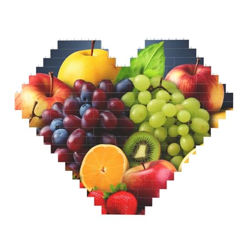 DWVTFSM Obstbaustein-Puzzle, herzförmig, personalisierbar, Foto-Bausteine, Puzzle, Familien-Andenken, DIY, romantische Heimdekoration, Jahrestag, Geburtstag, Geschenke für sie, ihn, Liebhaber, Paare DWVTFSM Obstbaustein-Puzzle, herzförmig, personalisierbar, Foto-Bausteine, Puzzle, Familien-Andenken, DIY, romantische Heimdekoration, Jahrestag, Geburtstag, Geschenke für sie, ihn, Liebhaber, Paare von DWVTFSM