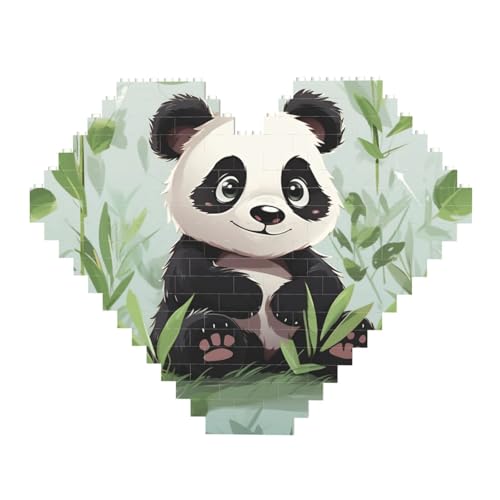 DWVTFSM Panda Bambus-Baustein-Puzzle, herzförmig, personalisierbar, Foto-Bausteine, Puzzle, Familien-Andenken, DIY, romantische Heimdekoration, Jahrestag, Geburtstagsgeschenke für sie, ihn, Liebhaber, DWVTFSM Panda Bambus-Baustein-Puzzle, herzförmig, personalisierbar, Foto-Bausteine, Puzzle, Familien-Andenken, DIY, romantische Heimdekoration, Jahrestag, Geburtstagsgeschenke für sie, ihn, Liebhaber, von DWVTFSM