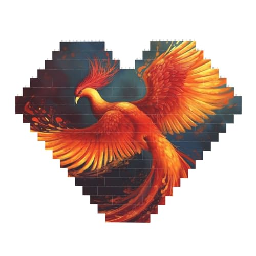 DWVTFSM Phoenix-Baustein-Puzzle, herzförmig, personalisierbar, Foto-Bausteine, Puzzle, Familien-Andenken, DIY, romantische Heimdekoration DWVTFSM Phoenix-Baustein-Puzzle, herzförmig, personalisierbar, Foto-Bausteine, Puzzle, Familien-Andenken, DIY, romantische Heimdekoration von DWVTFSM