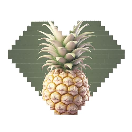 DWVTFSM Schöne Ananas-Baustein-Puzzle, herzförmig, personalisierte Foto-Bausteine, Puzzle, Familien-Andenken, DIY, romantische Heimdekoration, Jahrestag, Geburtstag, Geschenke für sie, ihn, Liebhaber, DWVTFSM Schöne Ananas-Baustein-Puzzle, herzförmig, personalisierte Foto-Bausteine, Puzzle, Familien-Andenken, DIY, romantische Heimdekoration, Jahrestag, Geburtstag, Geschenke für sie, ihn, Liebhaber, von DWVTFSM
