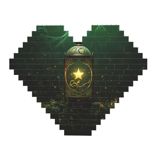 DWVTFSM Shining Star Baustein-Puzzle, herzförmig, personalisierbar, Foto-Bausteine, Puzzle, romantische Wohnkultur, Jahrestag, Geburtstag, Geschenke für sie, ihn, Liebhaber, Paare DWVTFSM Shining Star Baustein-Puzzle, herzförmig, personalisierbar, Foto-Bausteine, Puzzle, romantische Wohnkultur, Jahrestag, Geburtstag, Geschenke für sie, ihn, Liebhaber, Paare von DWVTFSM