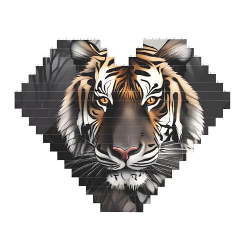DWVTFSM Tiger at Rest Baustein-Puzzle, herzförmig, personalisierbar, Foto-Bausteine, Puzzle, Familien-Andenken, DIY, romantische Heimdekoration, Jahrestag, Geburtstagsgeschenke für sie, ihn, DWVTFSM Tiger at Rest Baustein-Puzzle, herzförmig, personalisierbar, Foto-Bausteine, Puzzle, Familien-Andenken, DIY, romantische Heimdekoration, Jahrestag, Geburtstagsgeschenke für sie, ihn, von DWVTFSM