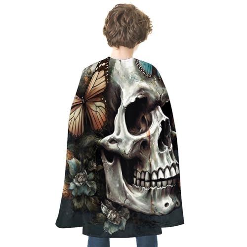 DWVTFSM Uni Halloween-Umhang, wendbar, Vampirumhang, leicht, bequem, Halloween-Hexenumhang, Umhang, Schmetterling und Totenkopf, Cosplay-Kostüme für Damen und Herren DWVTFSM Uni Halloween-Umhang, wendbar, Vampirumhang, leicht, bequem, Halloween-Hexenumhang, Umhang, Schmetterling und Totenkopf, Cosplay-Kostüme für Damen und Herren von DWVTFSM