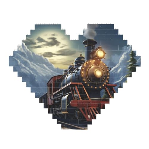 DWVTFSM Zugbaustein-Puzzle, herzförmig, personalisierbar, Foto-Bausteine, Puzzle, romantische Heimdekoration, Jahrestag, Geburtstagsgeschenke für sie, ihn, Liebhaber, Paare DWVTFSM Zugbaustein-Puzzle, herzförmig, personalisierbar, Foto-Bausteine, Puzzle, romantische Heimdekoration, Jahrestag, Geburtstagsgeschenke für sie, ihn, Liebhaber, Paare von DWVTFSM