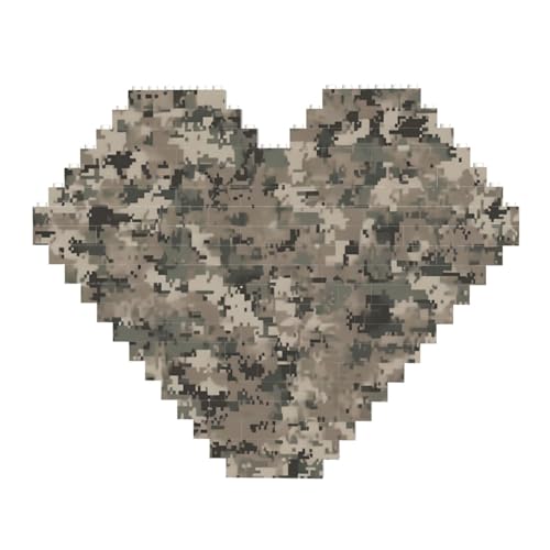 Digitales Camouflage-Baustein-Puzzle in Herzform, personalisiertes Foto-Baustein-Puzzle, Familien-Andenken, DIY, romantische Heimdekoration, Jahrestag, Geburtstag, Geschenke für sie, ihn, Liebhaber, Digitales Camouflage-Baustein-Puzzle in Herzform, personalisiertes Foto-Baustein-Puzzle, Familien-Andenken, DIY, romantische Heimdekoration, Jahrestag, Geburtstag, Geschenke für sie, ihn, Liebhaber, von DWVTFSM