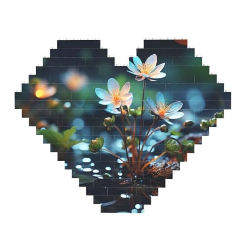 Es gibt verschiedene kleine Blumen Baustein-Puzzle, herzförmig, personalisierte Foto-Bausteine, Puzzles, romantische Wohnkultur, Jahrestag, Geburtstag, Geschenke für sie, ihn, Liebhaber, Paare Es gibt verschiedene kleine Blumen Baustein-Puzzle, herzförmig, personalisierte Foto-Bausteine, Puzzles, romantische Wohnkultur, Jahrestag, Geburtstag, Geschenke für sie, ihn, Liebhaber, Paare von DWVTFSM