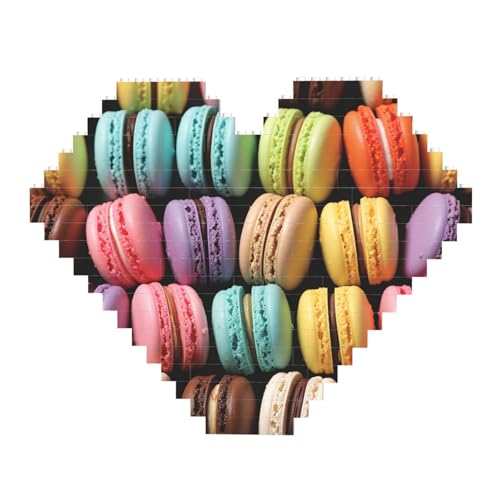 Macaron-Baustein-Puzzle mit Keksgeschmack, herzförmig, personalisierbar, Foto-Bausteine, Puzzle, Familien-Andenken, DIY, romantische Heimdekoration Macaron-Baustein-Puzzle mit Keksgeschmack, herzförmig, personalisierbar, Foto-Bausteine, Puzzle, Familien-Andenken, DIY, romantische Heimdekoration von DWVTFSM