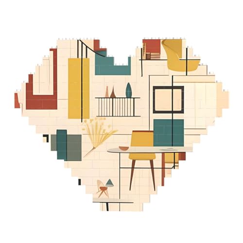 Modernes Baustein-Puzzle in Herzform, personalisiertes Foto-Baustein-Puzzle, Familien-Andenken, DIY, romantische Heimdekoration, Jahrestag, Geburtstag, Geschenke für sie, ihn, Liebhaber, Paare Modernes Baustein-Puzzle in Herzform, personalisiertes Foto-Baustein-Puzzle, Familien-Andenken, DIY, romantische Heimdekoration, Jahrestag, Geburtstag, Geschenke für sie, ihn, Liebhaber, Paare von DWVTFSM