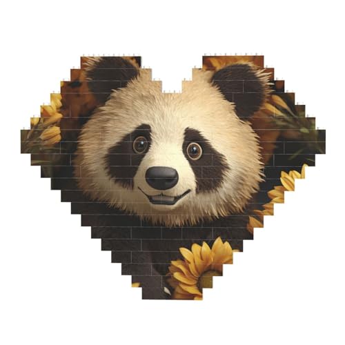 Niedliches Tier-Sonnenblumen-Baustein-Puzzle, herzförmig, personalisierbar, Foto-Bausteine, Puzzle, Familien-Andenken, DIY, romantische Heimdekoration, Jahrestag, Geburtstagsgeschenke für sie, ihn, Niedliches Tier-Sonnenblumen-Baustein-Puzzle, herzförmig, personalisierbar, Foto-Bausteine, Puzzle, Familien-Andenken, DIY, romantische Heimdekoration, Jahrestag, Geburtstagsgeschenke für sie, ihn, von DWVTFSM