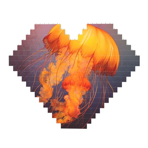 Quallen-Baustein-Puzzle in Herzform, personalisierbar, Foto-Bausteine, Puzzle, Familienandenken, DIY, romantische Heimdekoration, Jahrestag, Geburtstagsgeschenke für sie, ihn, Liebhaber, Paare Quallen-Baustein-Puzzle in Herzform, personalisierbar, Foto-Bausteine, Puzzle, Familienandenken, DIY, romantische Heimdekoration, Jahrestag, Geburtstagsgeschenke für sie, ihn, Liebhaber, Paare von DWVTFSM