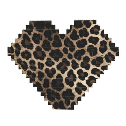Schwarzes Leopardenmuster Baustein-Puzzle in Herzform, personalisiertes Foto-Baustein-Puzzle, Familien-Andenken, DIY, romantische Heimdekoration, Jahrestag, Geburtstag, Geschenke für sie, ihn, Schwarzes Leopardenmuster Baustein-Puzzle in Herzform, personalisiertes Foto-Baustein-Puzzle, Familien-Andenken, DIY, romantische Heimdekoration, Jahrestag, Geburtstag, Geschenke für sie, ihn, von DWVTFSM