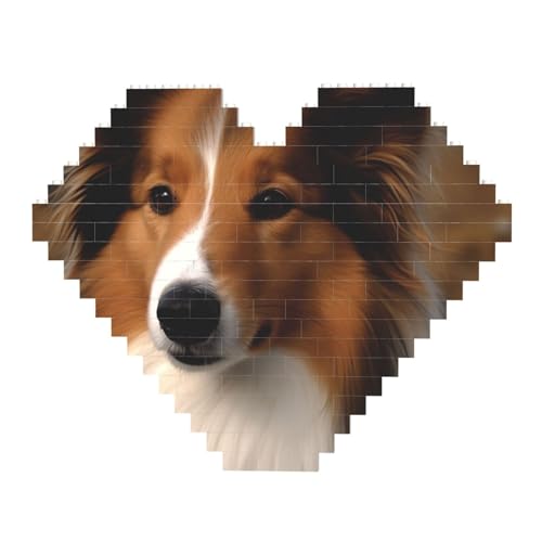 Shetland Sheepdog Baustein-Puzzle, herzförmig, personalisierte Foto-Bausteine, Puzzle, Familien-Andenken, DIY, romantische Heimdekoration, Jahrestag, Geburtstag, Geschenke für sie, ihn, Liebhaber, Shetland Sheepdog Baustein-Puzzle, herzförmig, personalisierte Foto-Bausteine, Puzzle, Familien-Andenken, DIY, romantische Heimdekoration, Jahrestag, Geburtstag, Geschenke für sie, ihn, Liebhaber, von DWVTFSM