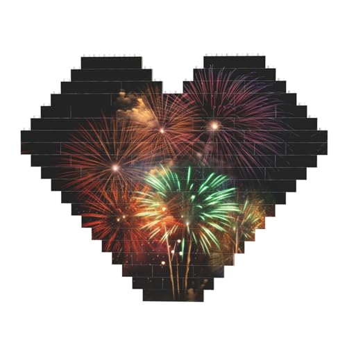 Splendid Feuerwerk-Baustein-Puzzle, herzförmig, personalisierbar, Foto-Bausteine, Puzzle, Familien-Andenken, DIY, romantische Heimdekoration, Jahrestag, Geburtstag, Geschenke für sie, ihn, Liebhaber, Splendid Feuerwerk-Baustein-Puzzle, herzförmig, personalisierbar, Foto-Bausteine, Puzzle, Familien-Andenken, DIY, romantische Heimdekoration, Jahrestag, Geburtstag, Geschenke für sie, ihn, Liebhaber, von DWVTFSM