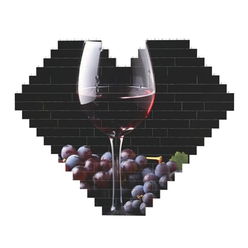Weinbaustein-Puzzle, herzförmig, personalisierbar, Foto-Bausteine, Puzzle, Familien-Andenken, DIY, romantische Heimdekoration, Jahrestag, Geburtstag, Geschenke für sie, ihn, Liebhaber, Paare Weinbaustein-Puzzle, herzförmig, personalisierbar, Foto-Bausteine, Puzzle, Familien-Andenken, DIY, romantische Heimdekoration, Jahrestag, Geburtstag, Geschenke für sie, ihn, Liebhaber, Paare von DWVTFSM