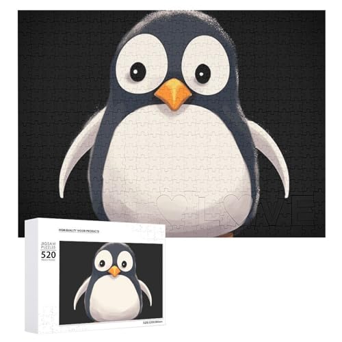 Großes Holzpuzzle Weihnachtspuzzle Puzzles Erwachsene Herausfordernde Puzzles Niedliche Tiere Gedruckt Jigsaw Puzzles (520 Teile) von DWVTMNS