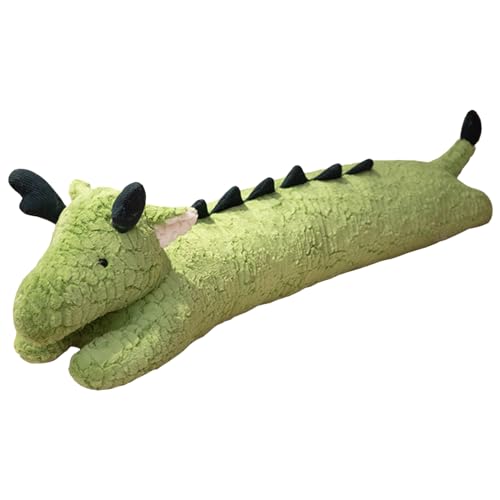 DXDE4U Dragon Plush Pillow, Dragon Stuffed Animal, Dragon Plush Long Body Pillow for (Green,120 cm) von DXDE4U