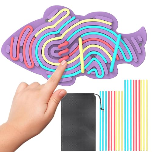 DXIA Sensorische Aktivitätstafel, Silikon Sensorikspielbrett, Sensorik Spielzeug Autismus, Doppelseitiges Aktivitätsbrett Sensorisches, DIY Sensorisches Spielzeug für Kinder 3+ und Erwachsene DXIA Sensorische Aktivitätstafel, Silikon Sensorikspielbrett, Sensorik Spielzeug Autismus, Doppelseitiges Aktivitätsbrett Sensorisches, DIY Sensorisches Spielzeug für Kinder 3+ und Erwachsene von DXIA