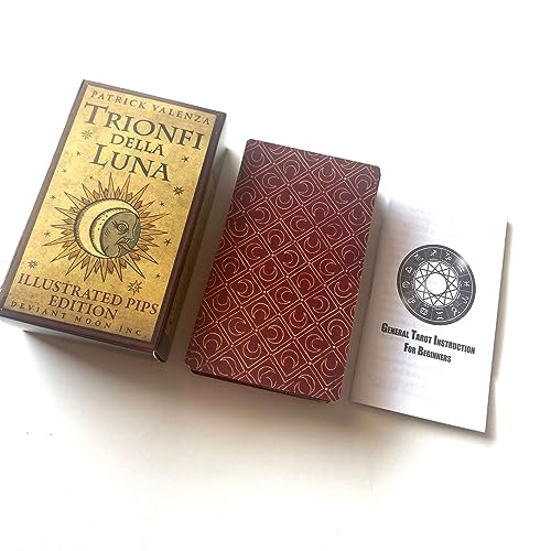 Tarot Karten für Anfänger - 78 Böser Mond Tarot Cards für Schicksals Weissagung, Tarotkarten mit Papieranleitung Ratgeber, Kkarten Spiele für Versammlungen, Geeignet für Anfänger Tarot Karten für Anfänger - 78 Böser Mond Tarot Cards für Schicksals Weissagung, Tarotkarten mit Papieranleitung Ratgeber, Kkarten Spiele für Versammlungen, Geeignet für Anfänger von DXQ