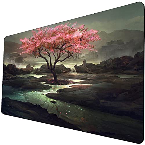 MTG Spielmatte Sammelkarten-Spielmatten 60x35 cm -Sternenhimmel - Kompatibel mit Magic: The Gathering Spielmatten - Originelle Designs für TCG-Spielmatten Nebelfelder 380 von DYETEE